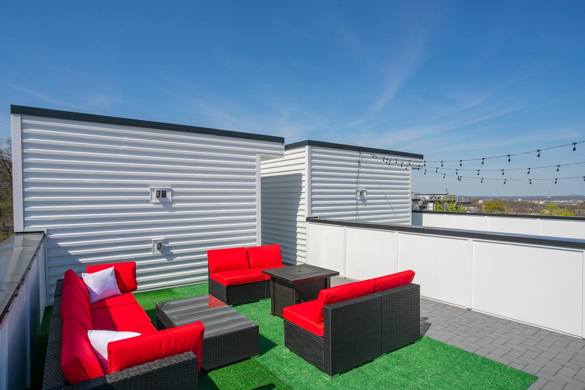 Luxury Townhome Skyline Views Mins To Dt Nashville Exterior foto